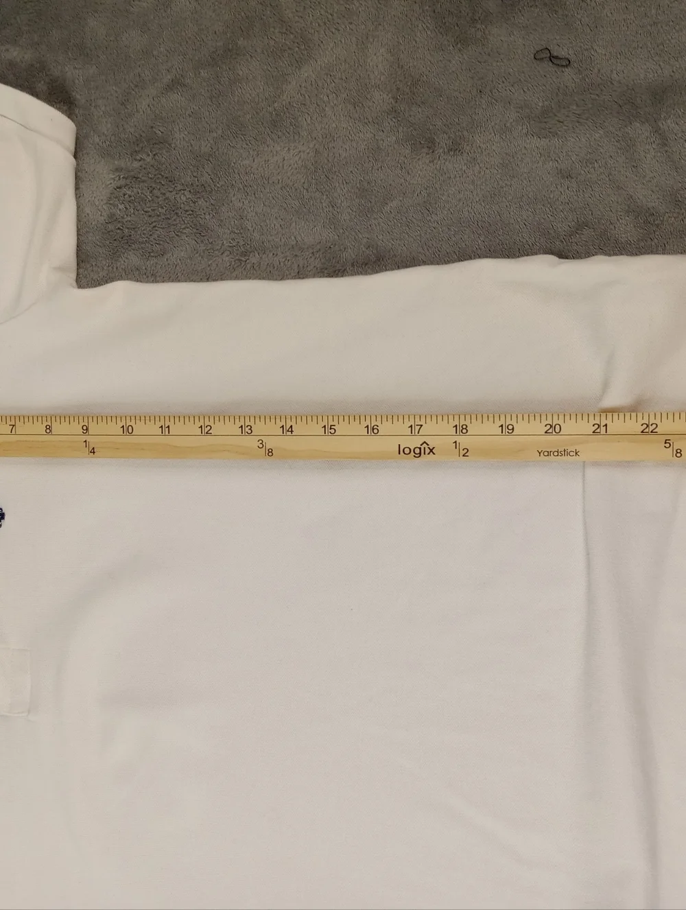 U.S. Polo Assn. Men's White Short-Sleeve Polo Shirt Size Medium